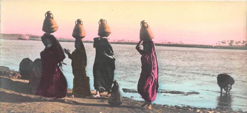 Egypt. Native women carrying water from the Nile