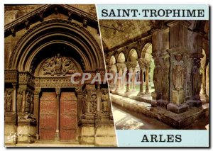 Postcard Modern Arles portal and cloister Saint Trophime