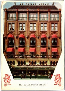 Postcard Netherlands Amsterdam Hotel de Roode Leeuw