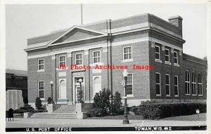 WI, Tomah, Wisconsin, RPPC, US Post Office Building, Exterior View,, Photo No 2