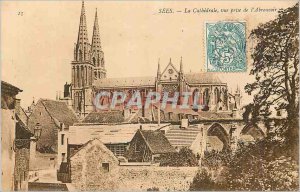 Postcard Old Sees The Cathedral View Taking the Trough