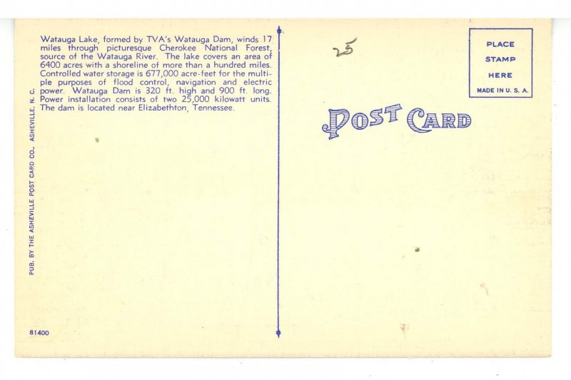 TN - Watauga Lake by Moonlight