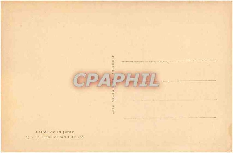 Old Postcard Vallee Jonte The Tunnel Bouilleres