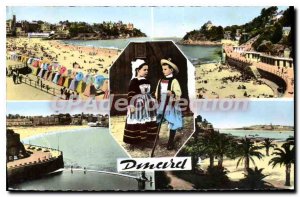Old Postcard Dinard The Beach Towards the Malouine