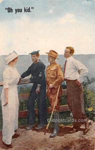 Oh you kid Military Comic Unused 