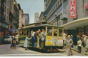 California San Francisco Cable Car On Turntable