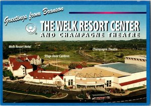 Aerial View Welk Resort and Champagne Theatre Branson MO Postcard H26