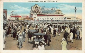 Steeplechase Pier, Atlantic City, New Jersey, Early Postcard, Unused