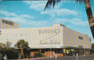 Florida Miami Beach Burdine's Department Store Meridian At 17th Street 1956