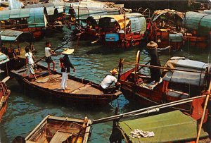 Floating Village Aberdeen Hong Kong 1966 