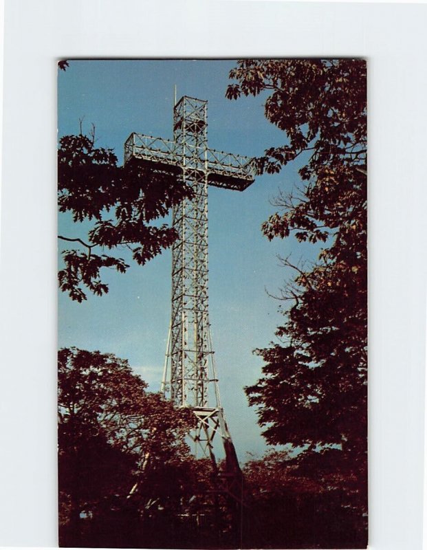 Postcard The Cross on Mount Royal, Montreal, Canada