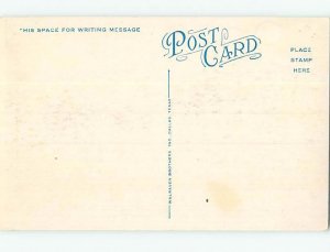 Unused Divided Back SCHOOL BUILDING Columbus Kansas KS J8421