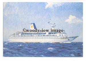 LN0536 - Royal Cruise Line Liner - Golden Odyssey - art postcard