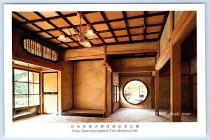 Nikko Tamozawa Imperial Villa Memorial Park Sudy Room JAPAN 4x6 Postcard