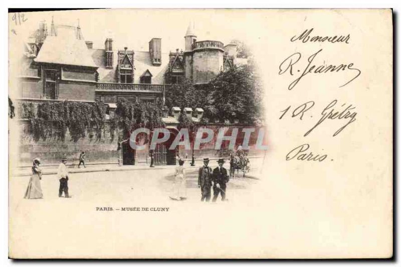 Postcard Old Paris Musee de Cluny