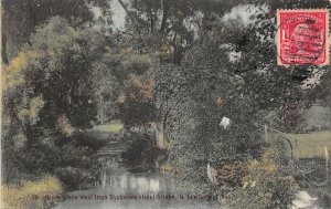 br107787 creek scene west from sycamore street bridge ohio US