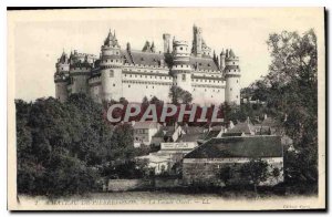 Old Postcard Chateau de Pierrefonds The West Facade