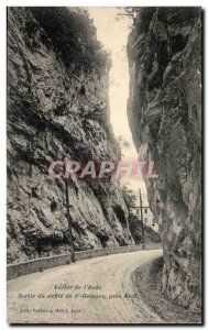 Old Postcard Valley of Aude St Georges parade Exit near Axat