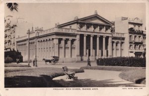 President Roca School Argentina Real Photo Old Postcard