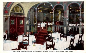 Rochester, New York - The interior of Odenbach Restaurant on South Ave. - c1920
