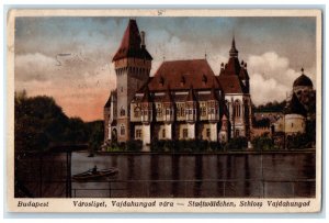 1927 Stadtwald Chen Castle Vojvodina Serbia Posted Antique Postcard