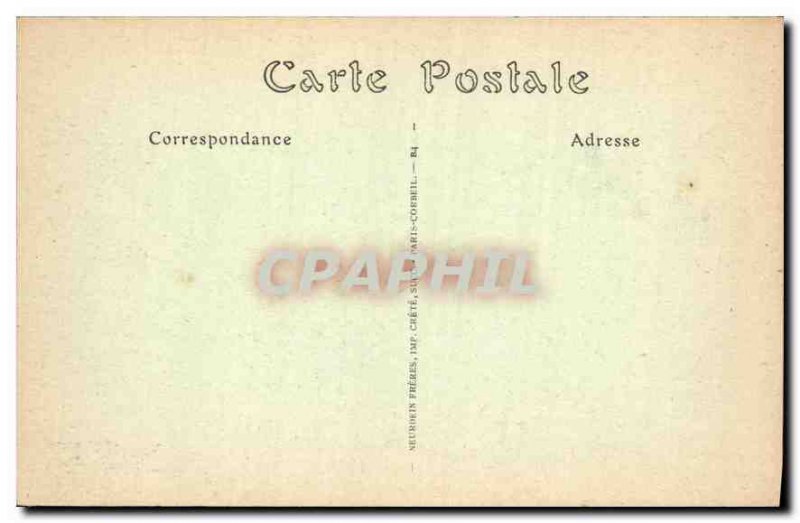 Old Postcard Chateau de Chantilly general view