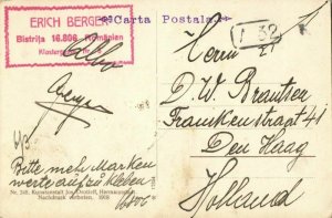 romania, Turnu Roșu Pass, Olt River, Vâlcea County (1932) Postcard