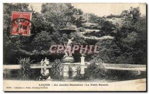 Old Postcard garden dumaine the pelvis