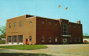 Vintage Postcard Home Of The Berlin Volunteer Fire Company Berlin Maryland MD