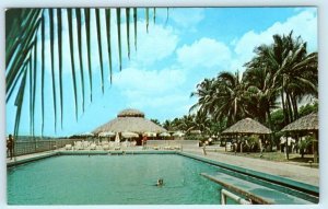 LA ROMANA, Domincan Republic ~ Swimming Pool HOTEL ROMANA c1960s-70s Postcard