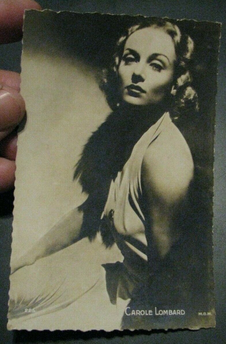 Carole Lombard Postcard Actor Actress Movie Star Hollywood United States California 