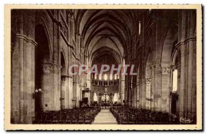 Old Postcard Interior Langres De La Cathedrale