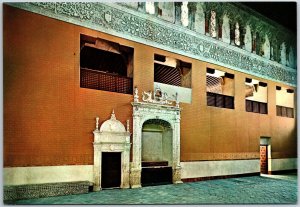 VINTAGE CONTINENTAL SIZED POSTCARD SYNAGOGUE OF THE TRANSIT AT TOLEDO SPAIN