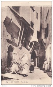 ALGER, Algeria, 1900-1910's; Rue Arabe, Women Walking