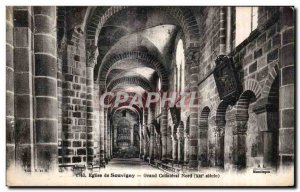 Postcard Ancient Church of Souvigny Grand Collateral North