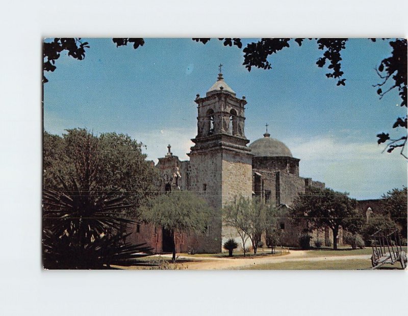 Postcard San Jose Mission San Antonio Texas USA