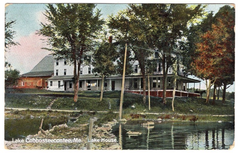 Lake Cobbosseecontee, Me, Lake House