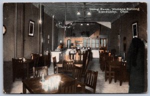 K51/ Sandusky Ohio Postcard c1910 Interior Dining Room Womans Building 357