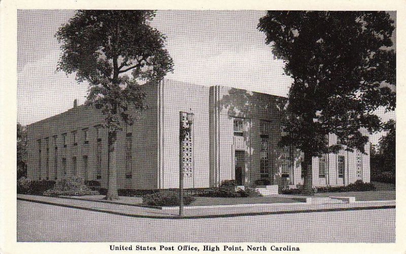 Postcard U.S. Post Office High Point North Carolina