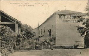 CPA Env. de Lyon - Corbas - Hotel du Commerce (123548)