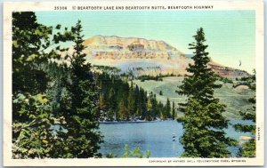 M-82697 Beartooth Lake & Beartooth Butte Beartooth Highway Wyoming USA