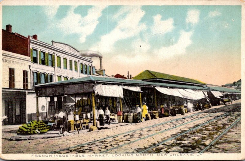 Louisiana New Orleans The French Vegetable Market Looking North