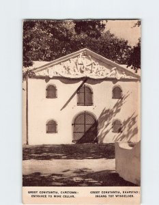 Postcard Entrance To Wine Cellar, Groot Constantia, Cape Town, South Africa