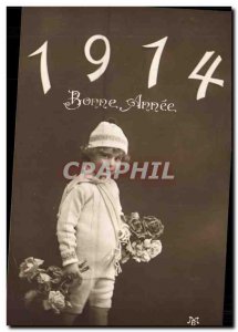 Old Postcard Fantasy Year 1914 Child