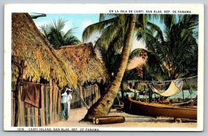 Panama  Carti Island  Postcard