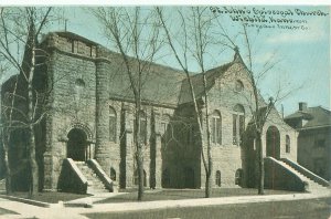 Wichita Kansas St John's Episcopal Church UDB Litho Postcard