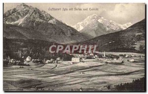 Old Postcard Luftkurort jgls Serles und mit Habicht