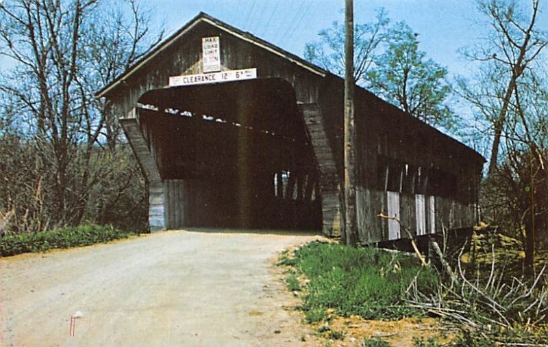 State Line Covered Bridge College Corner, Ohio OH