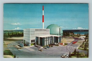 Charlevoix City MI-Michigan, Big Rock Point Nuclear Power Plant, Chrome Postcard