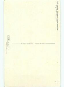 Very Old Foreign Postcard BEAUTIFUL FLOWERS SCENE AA4646